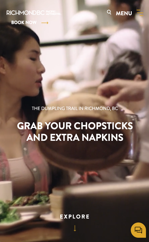 Richmond Dumpling Trail landing page